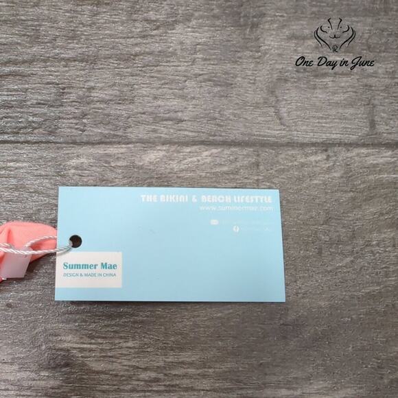 Summer Mae Halter One Piece Swimsuit Size S - Picture 2 of 5